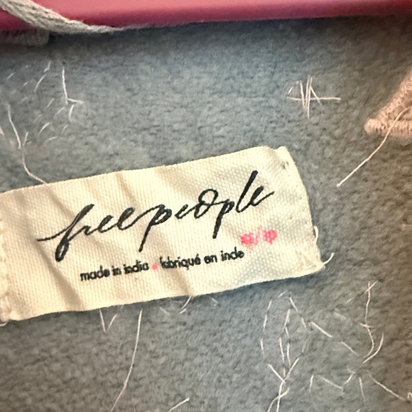 Free People Cozy Gray Fabric - Picture 4 of 5